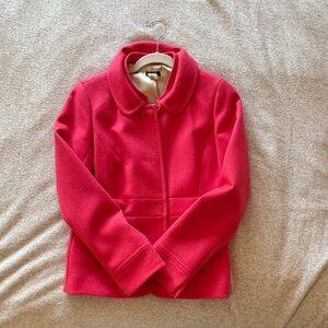 J. Crew Vibrant Pink/Red Coat